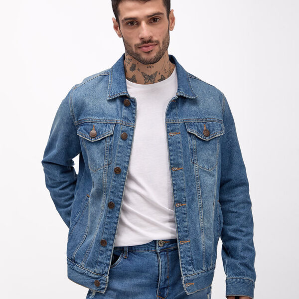 Casaca Jean Hombre Nee Azul Medio