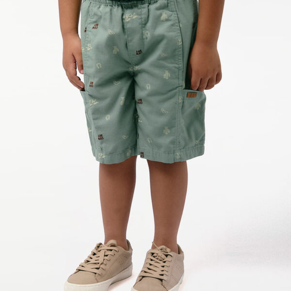 Bermuda Niño Piero Print Verde Frost