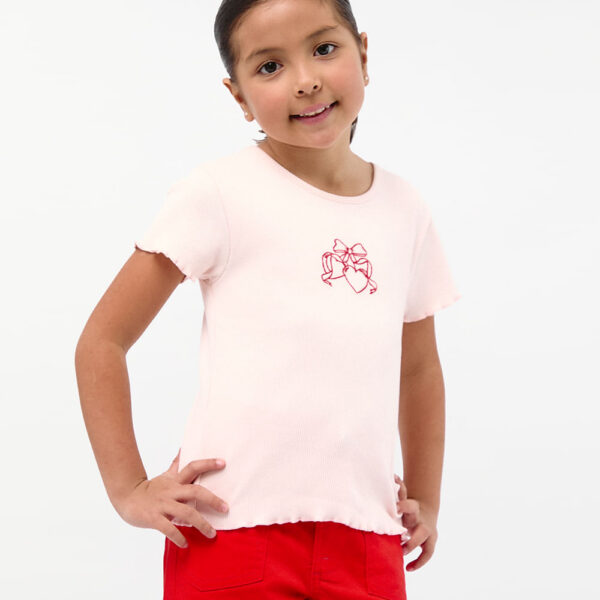Polo Niña Arita Rosado Agua
