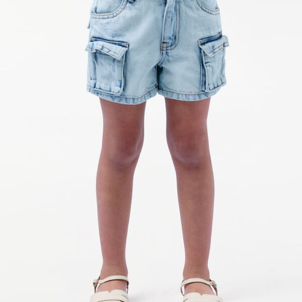 Short Denim Niña Vilma Light Wash