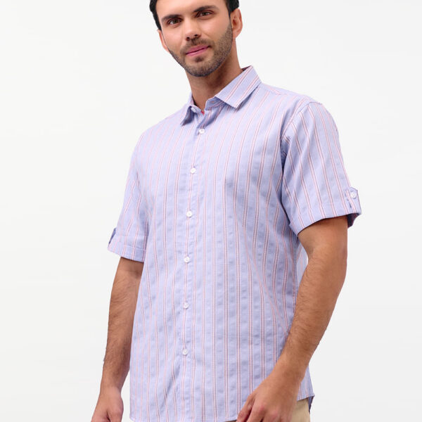 Camisa Hombre Eros Celeste Agua