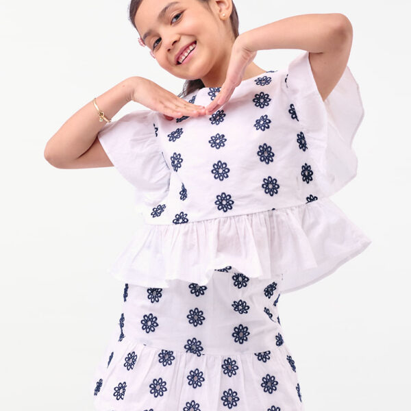 Blusa Niña Alondra Blanco