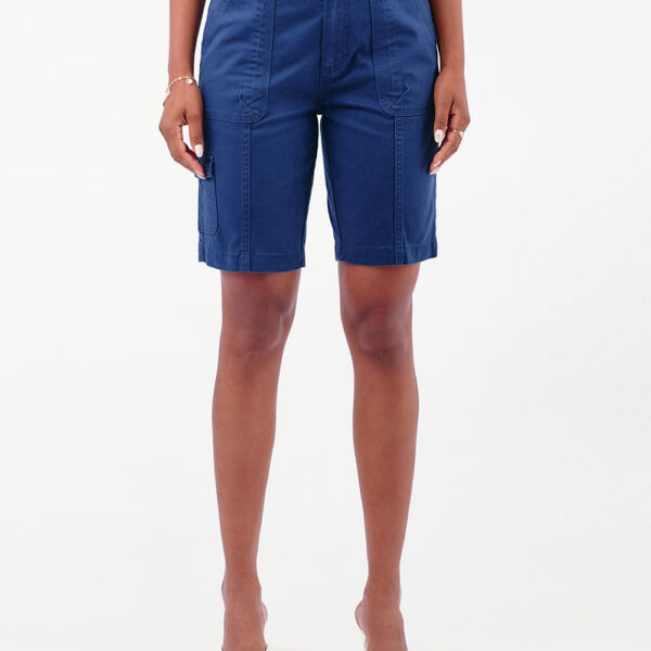 Bermuda Mujer Margaret Solid Azul Real