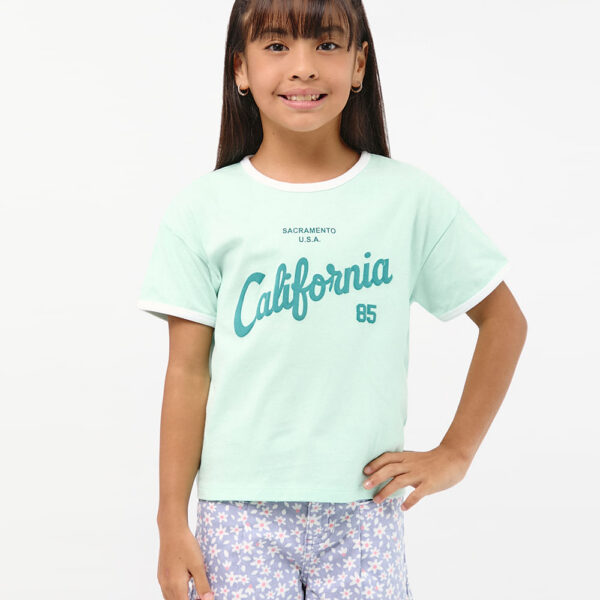 Polo Niña Jazmin Verde Menta