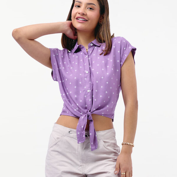 Blusa Mujer Sima Lila Chalk