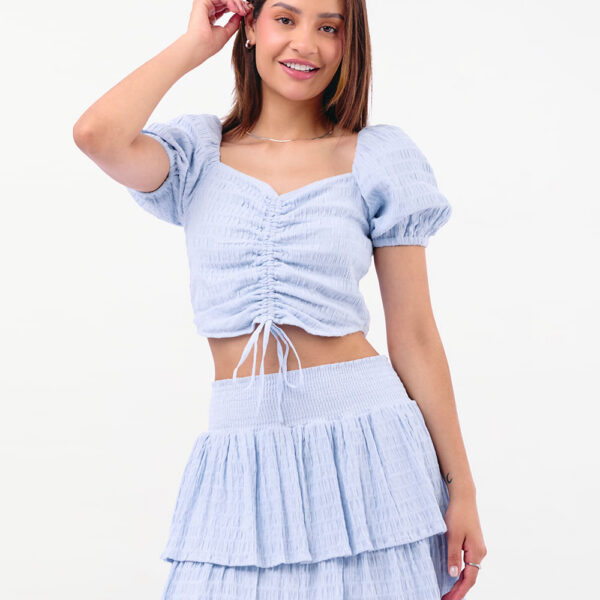 Blusa Mujer Martina Celeste