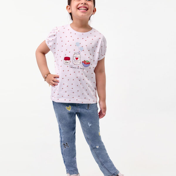 Polo Niña Ariana Blanco