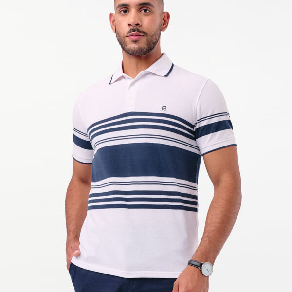 Polo Cuello Camisa Hombre Saylor Azul Náutico