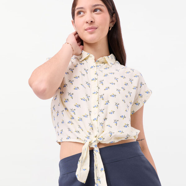 Blusa Mujer Sima Amarillo Pastel