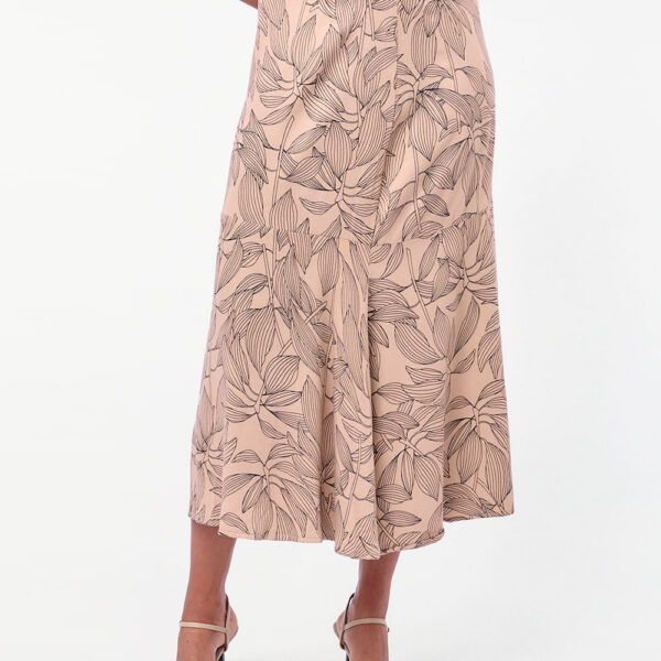 Falda Mujer Eulalie Beige Natural