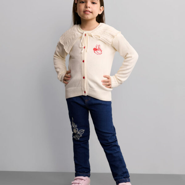 Chompa Niña Kendall Crema Angora