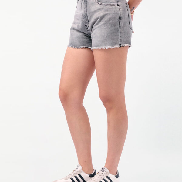 Short Denim Mujer Flavia Total Light Gray