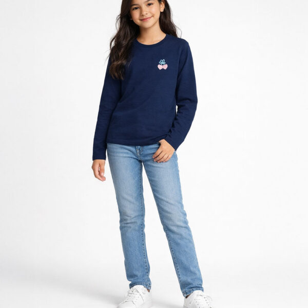 Polo Jovencita Luciana Azul Oxford
