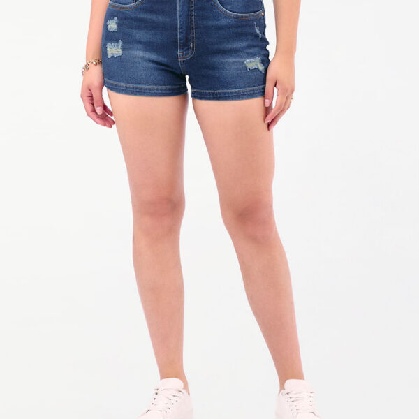 Short Denim Mujer Florencia Dark Wash