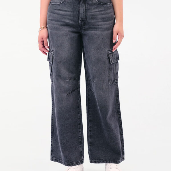 Jean Mujer Mayah Total Stone Gray