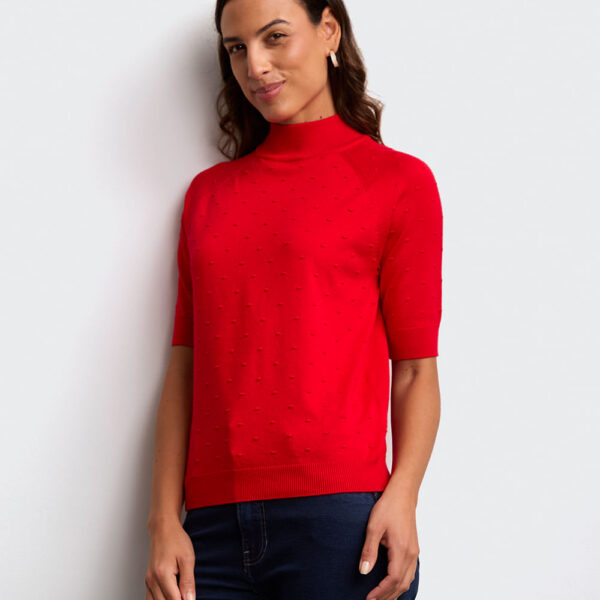 Chompa Mujer Valentinatex3 Rojo