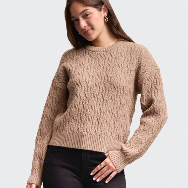 Chompa Mujer Carolina Marrón Claro