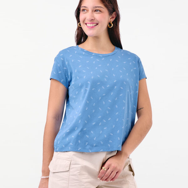 Polo Mujer Main Azul Campana