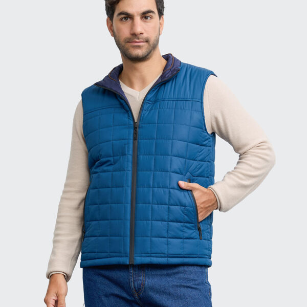 Chaleco Reversible Hombre Julian Azul Pacífico