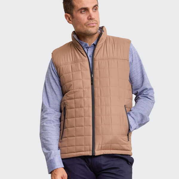Chaleco Reversible Hombre Julian Camel