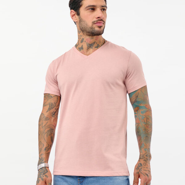 Polo Hombre César Core Rosado Empolvado