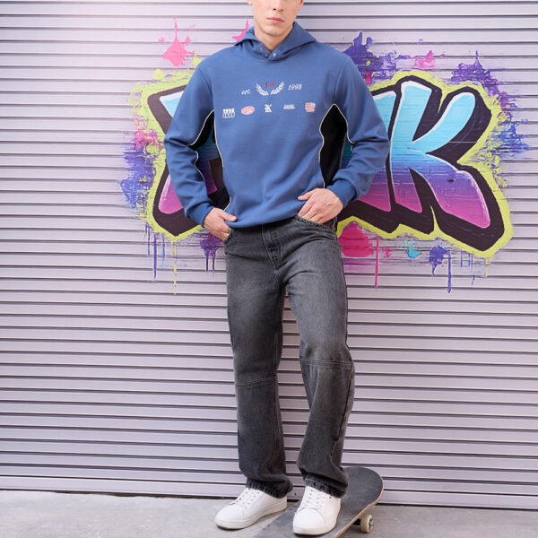 Polera Hombre Orson Azul Campana