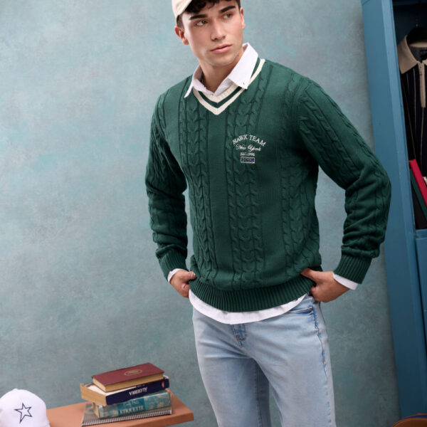 Chompa Hombre Riley Verde Storm