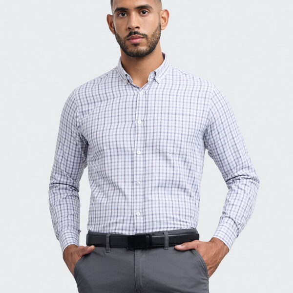 Camisa Hombre Piedro Gris Noche
