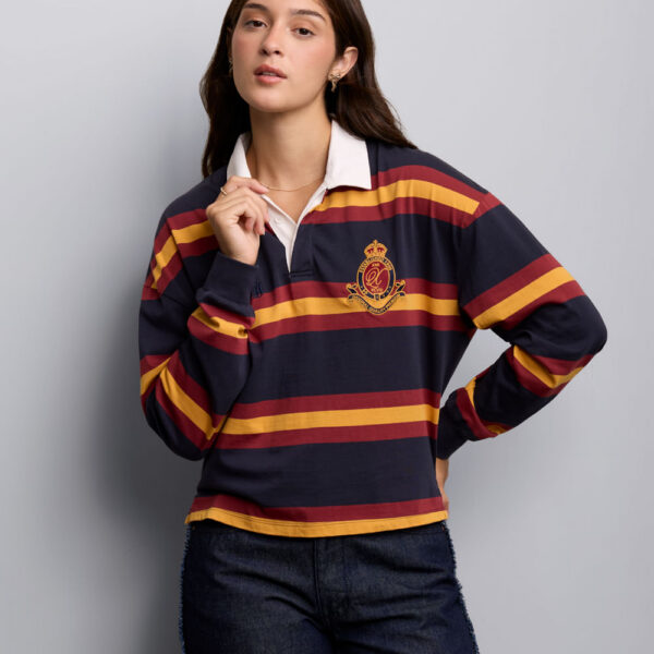 Polo Mujer Anya Azul Atlántico