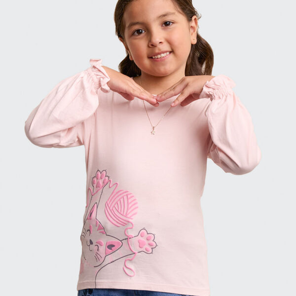 Polo Niña Mariamanda Rosado Wood