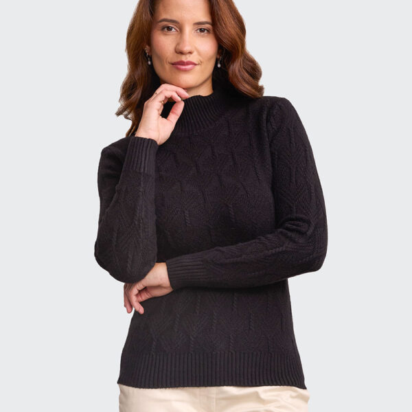 Chompa Mujer Mora 4b Negro