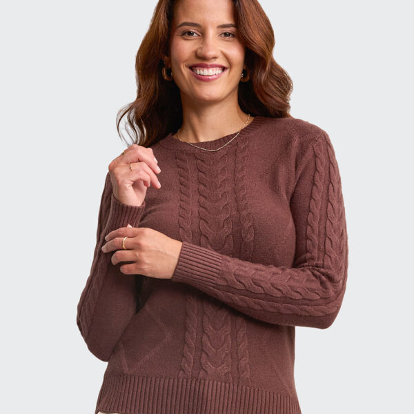 Chompa Mujer Mora 4a Marrón