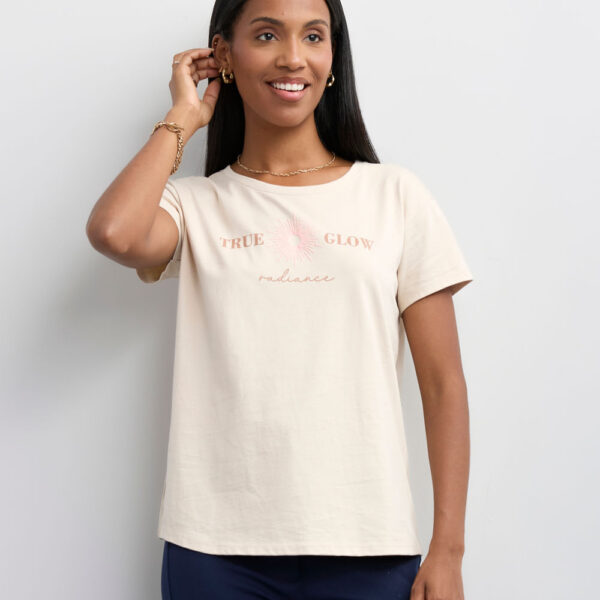 Polo Mujer Niza Beige Crema
