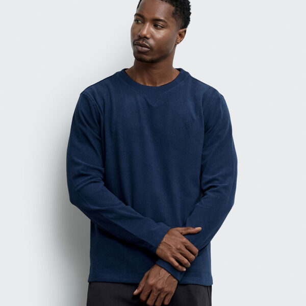 Polera Hombre Quino Azul Oxford