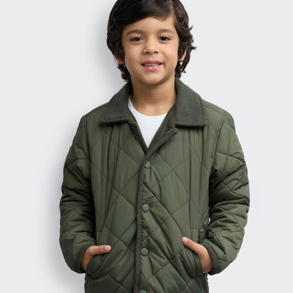 Casaca Niño Alex Verde Bronze