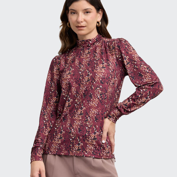 Polo Mujer Flavia Borgoña