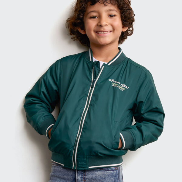 Casaca Niño Roberto Verde Botella
