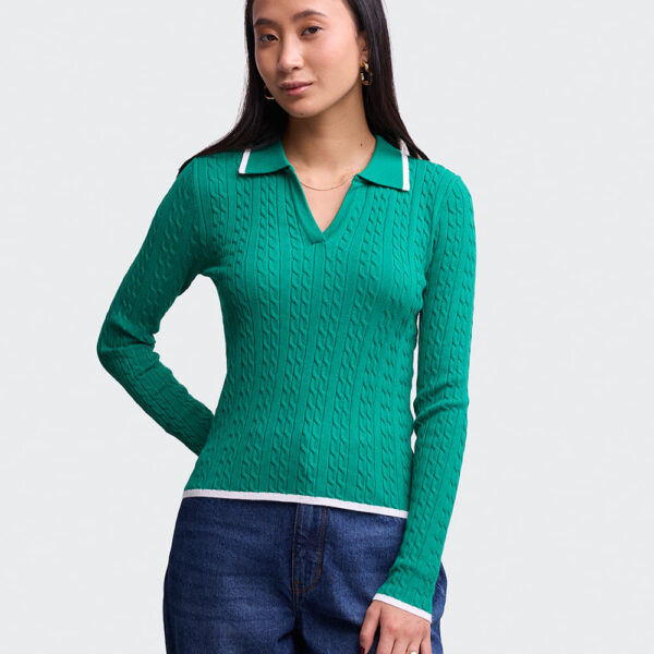 Chompa Mujer Cona Verde Cadmiun