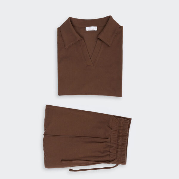 Set Pijama 2 Piezas Mujer Chiara Marron