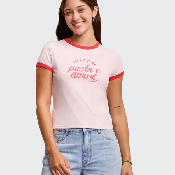 Polo Mujer Hara Rosado Agua