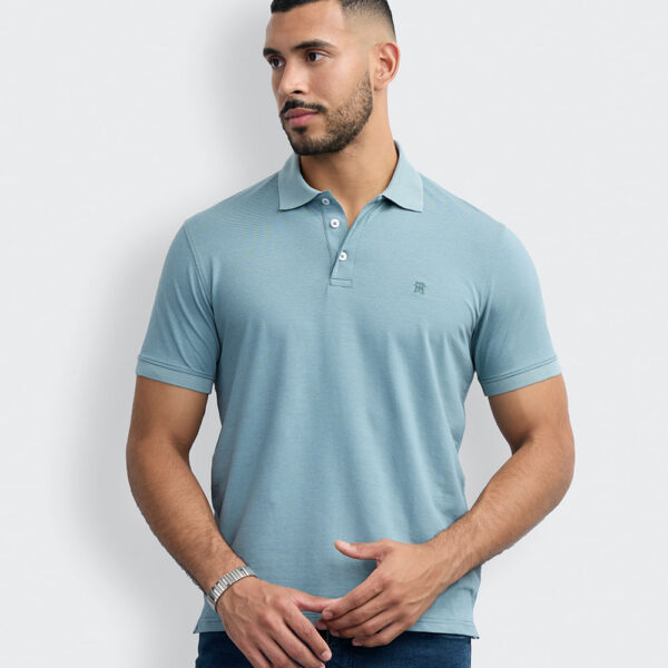 Polo Cuello Camisa Hombre Samuel Turquesa Slate