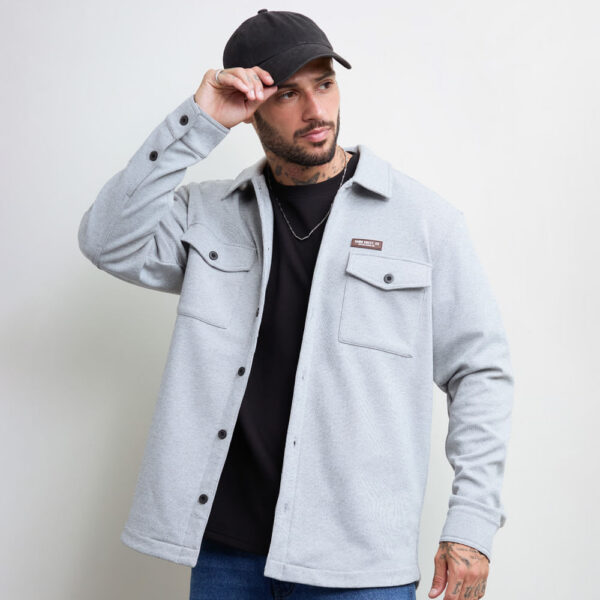 Camisa Hombre Samir Niquel Poly Htr