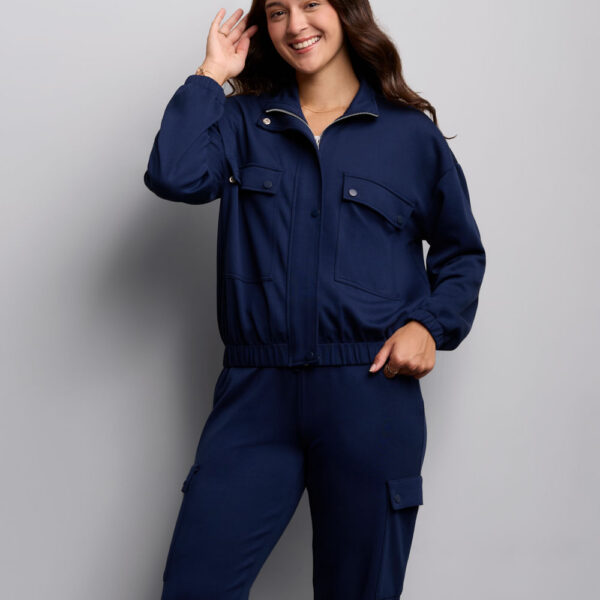 Casaca Mujer Nila Azul Imperial