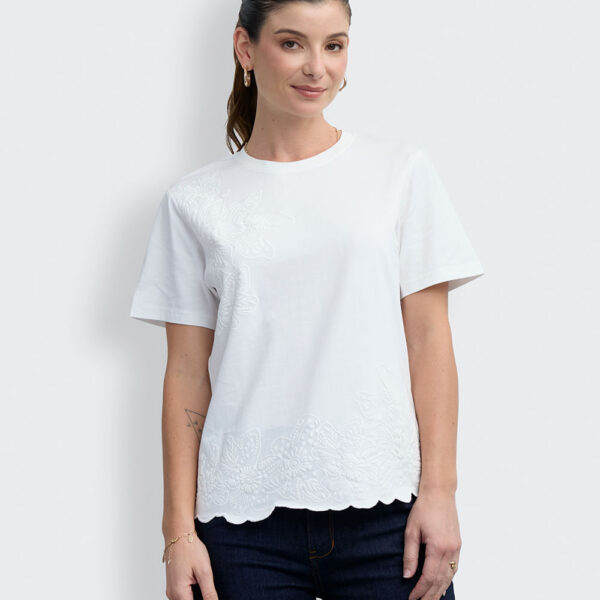 Polo Mujer Yasmin Blanco Optico