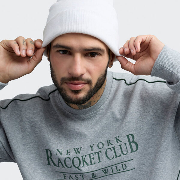 Polera Hombre Lex Plomo Melange