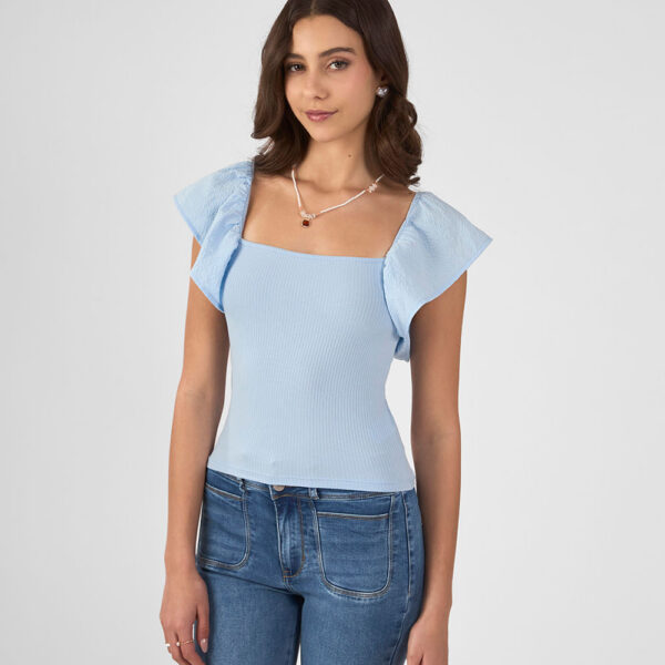Polo Mujer Jas Celeste