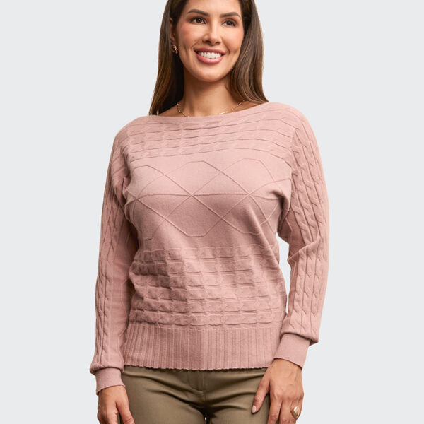 Chompa Mujer Ani Lila Wood