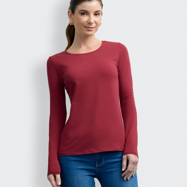 Polo Mujer Maricielo Core Rojo Garnet