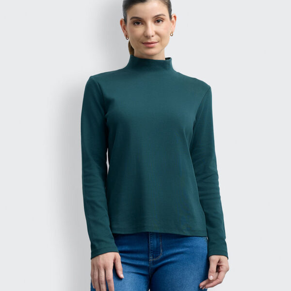 Polo Mujer Isabela Verde Botella