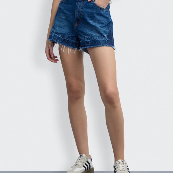 Short Denim Mujer Laia Dark Wash